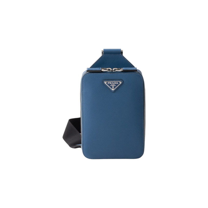 Prada Brique Saffiano Leather Bag